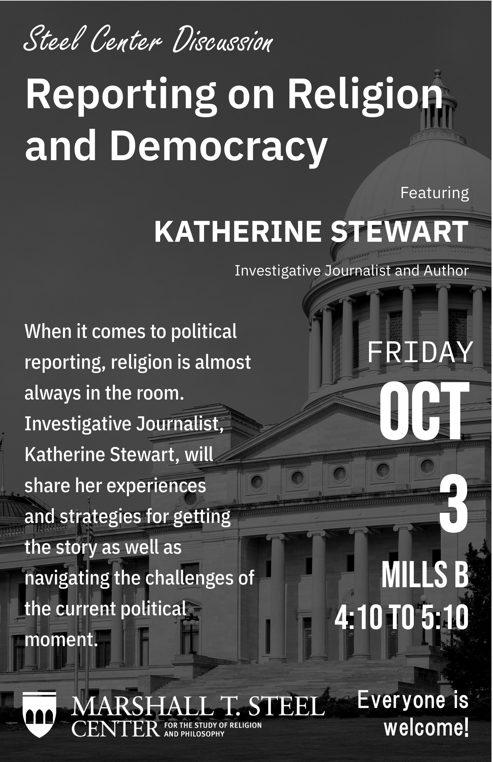 Reporting on Religion and Democracy ft. Katherine Stewart Reporting on Religion and Democracy ft. Katherine Stewart